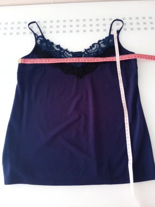 Top tirantes con encaje Paola Frani T. XS/S