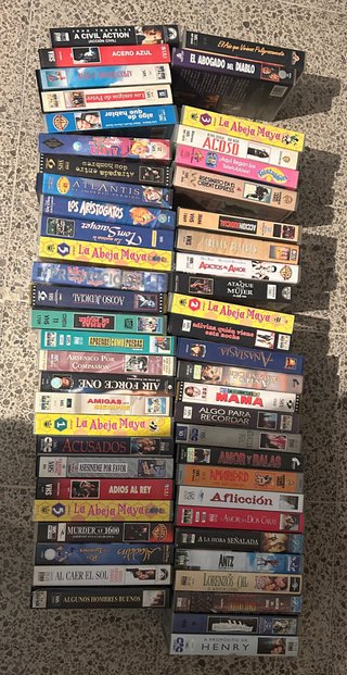 Lote 20 Películas VHS Variadas
