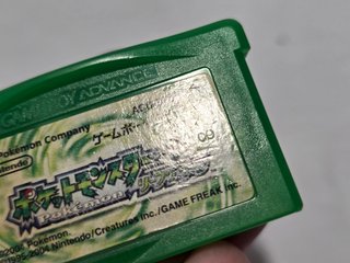 Pokemon Verde Hoja Jap - Game Boy Advance