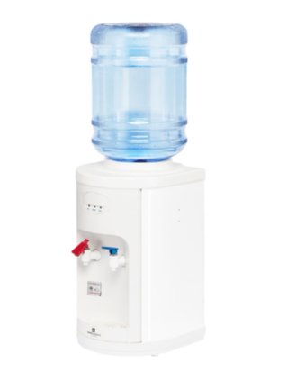 Dispensador de agua sobre encimera