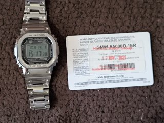 Casio G-SHOCK GMW-B5000D-1 original Casio bluetoot