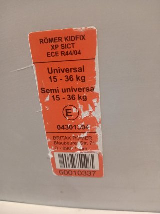Silla coche Romer niños