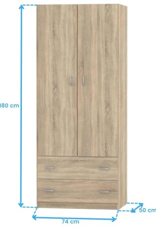 Armario Muebles Pitarch 2 Puertas