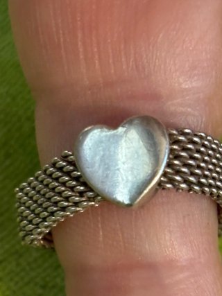 Anillo Tous Corazón Plata original