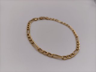Pulsera Oro 18k - Figaro - 3,70gr - 18,50 ctms