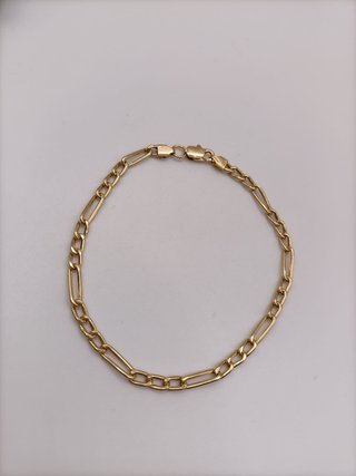 Pulsera Oro 18k - Figaro - 3,70gr - 18,50 ctms