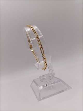 Pulsera Oro 18k - Figaro - 3,70gr - 18,50 ctms