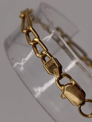 Pulsera Oro 18k - Figaro - 3,70gr - 18,50 ctms