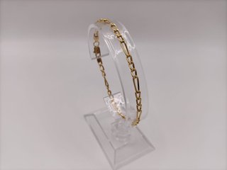 Pulsera Oro 18k - Figaro - 3,70gr - 18,50 ctms