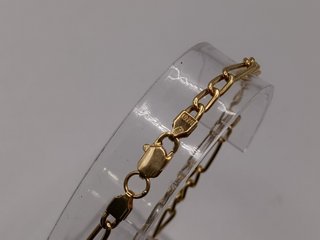 Pulsera Oro 18k - Figaro - 3,70gr - 18,50 ctms