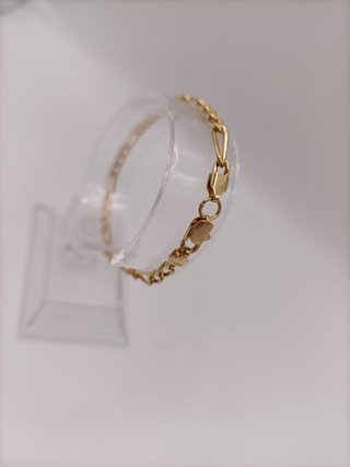Pulsera Oro 18k - Figaro - 3,70gr - 18,50 ctms