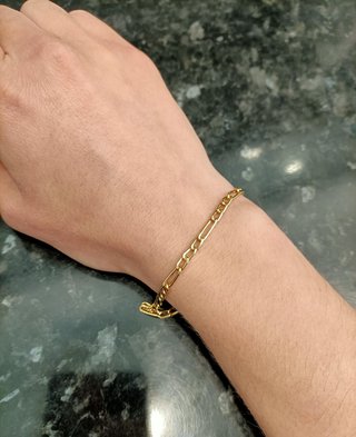 Pulsera Oro 18k - Figaro - 3,70gr - 18,50 ctms