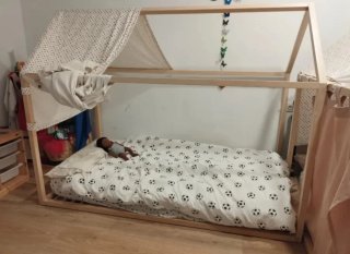Cama casita Montessori (tengo dos iguales).