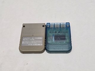 2 Memory Card originali Sony per PS1 - memoria per PlayStation 1
