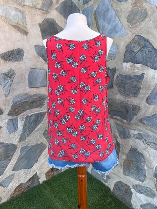 Blusa Atmosphere floral roja talla 44 (L/xl)