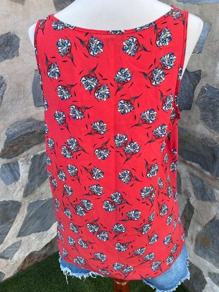 Blusa Atmosphere floral roja talla 44 (L/xl)