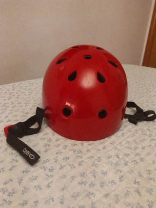 Casco bici infantil rojo Oxelo
