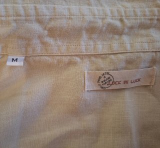 Camicia uomo beige in  Lino