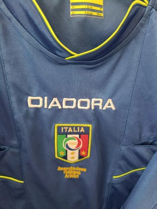 Maglietta arbitro Calcio Diadora Italia Blu