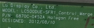 Despiece TV LG 42LN5200, 42LN5204 PANTALLA LCD OK