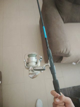 Caña Hart Nation Azul-Negra + Carrete Shimano 4000