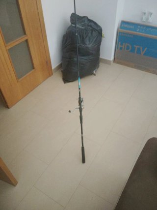 Caña Hart Nation Azul-Negra + Carrete Shimano 4000