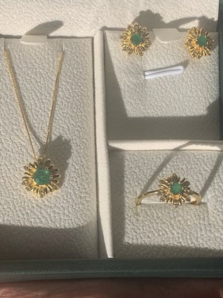 Set di Gioielli con Smeraldi