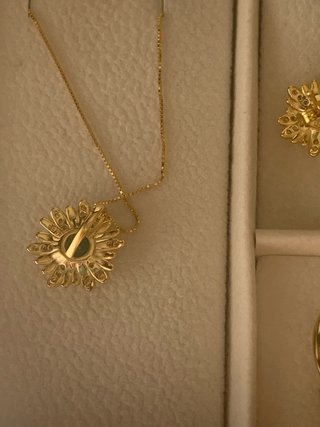 Set di Gioielli con Smeraldi