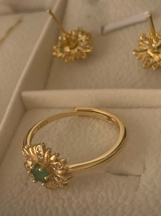 Set di Gioielli con Smeraldi
