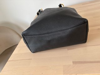 Bolso Tote Piel Negra Prada Original
