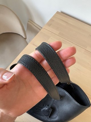 Bolso Tote Piel Negra Prada Original
