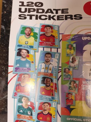 Actualización Cromos Mundial Fútbol 2026 Panini