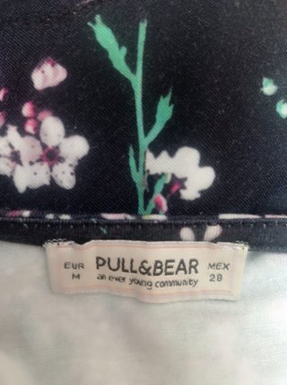 Vestido floral Pull&Bear Talla M