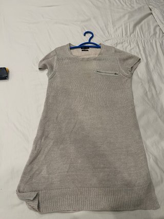 Vestido Massimo Dutti Beige Talla S