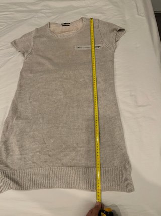 Vestido Massimo Dutti Beige Talla S