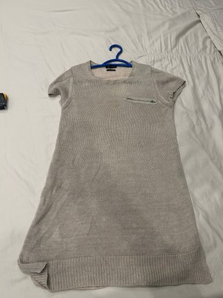 Vestido Massimo Dutti Beige Talla S