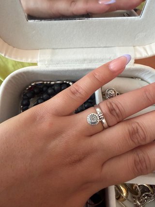 Anillo Pandora Plata Circonitas