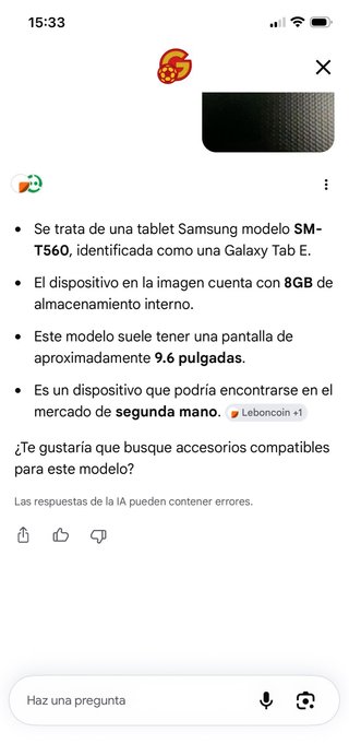 Tablet Samsung Nero