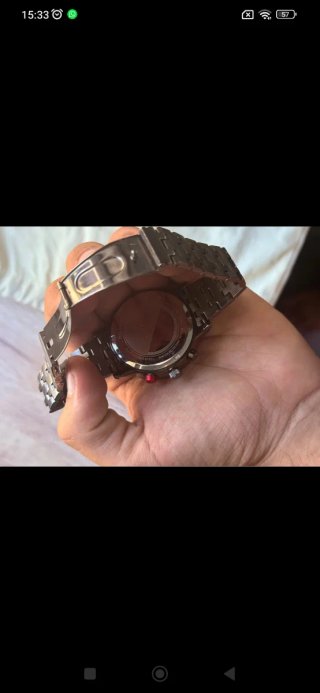 Reloj Maserati V8 Negro y Rojo