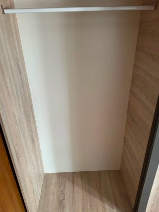 Armario corredero madera y metal