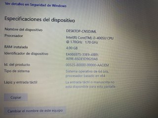 Portátil HP I3 Rojo