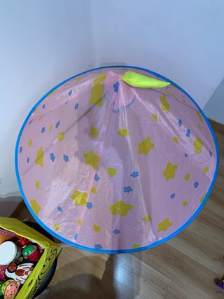 Carpa castillo infantil rosa