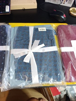 Pack 4 Pijamas Cortos Hombre Tramas Talla S