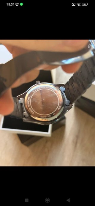 Reloj Michael Kors Negro y Gris