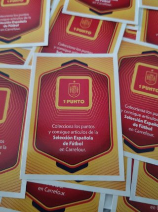 Cromos mundial carrefour (puntos regaló)