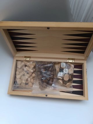 Tablero de ajedrez de madera
