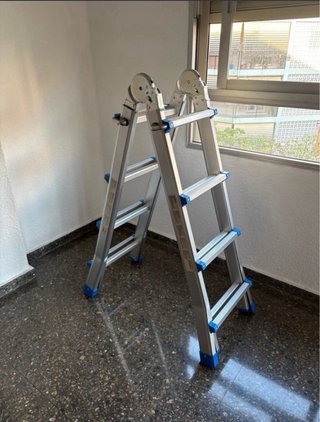 Escalera telescópica articulada de aluminio NUEVA