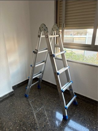 Escalera telescópica articulada de aluminio NUEVA