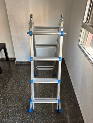 Escalera telescópica articulada de aluminio NUEVA