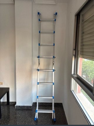 Escalera telescópica articulada de aluminio NUEVA